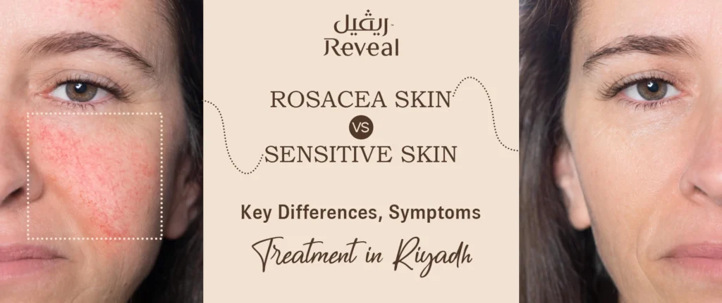 Rosacea vs Sensitive Skin: Key Differences, Symptoms & Treatment in Riyadh